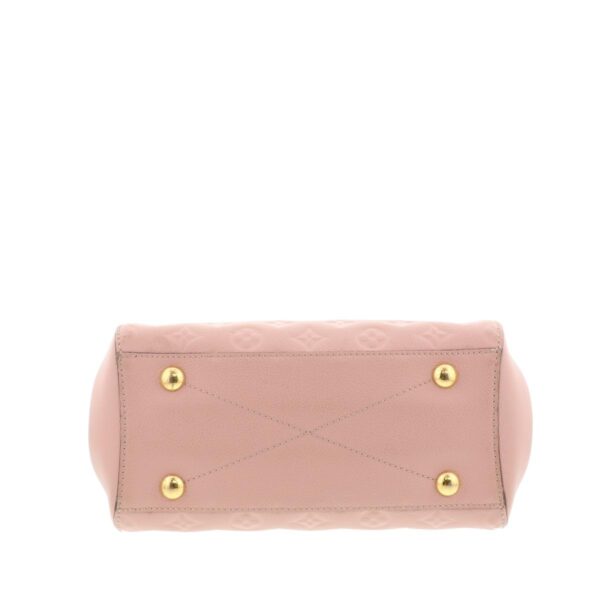 1240004010744 5 2 Louis Vuitton Montaigne BB Monogram Empreinte Shoulder Bag Pink