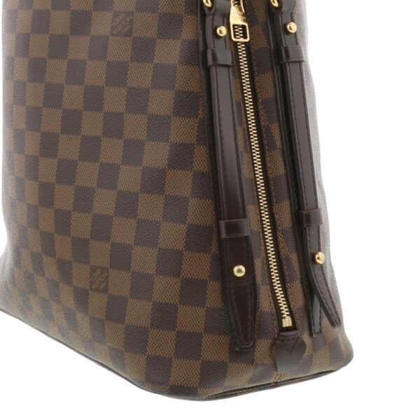 1240004010920 3 Louis Vuitton Riverton Damier Ebene Shoulder Bag Brown