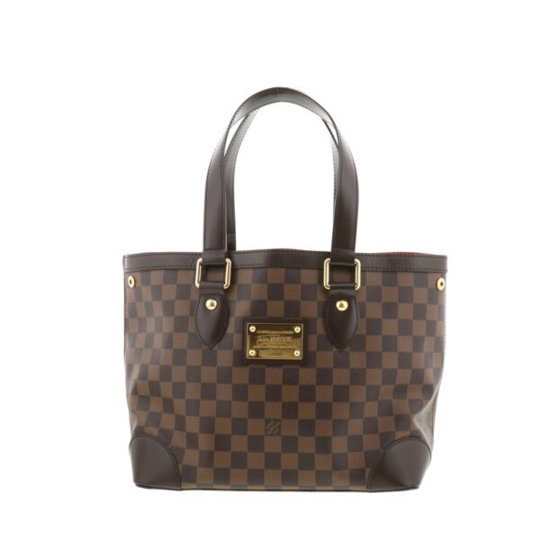 1240004010998 1 Louis Vuitton Hampstead PM Damier Ebene Shoulder Bag Brown