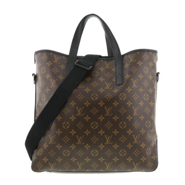 1240004011017 1 Louis Vuitton Davis Monogram Macassar Tote Bag Brown