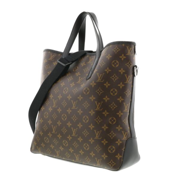 1240004011017 2 Louis Vuitton Davis Monogram Macassar Tote Bag Brown