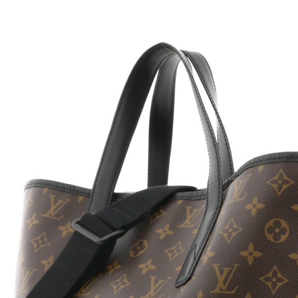 1240004011017 3 Louis Vuitton Davis Monogram Macassar Tote Bag Brown