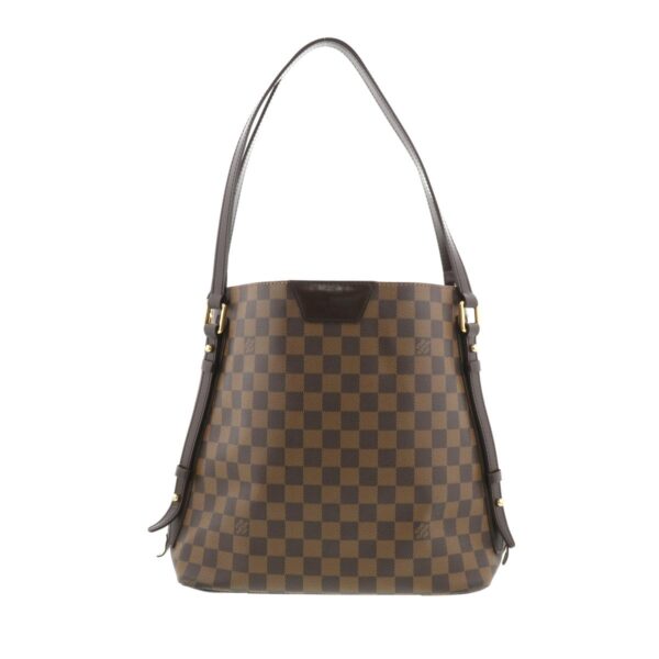 1240004011036 1 Louis Vuitton Rivington Damier Ebene Tote Bag Brown