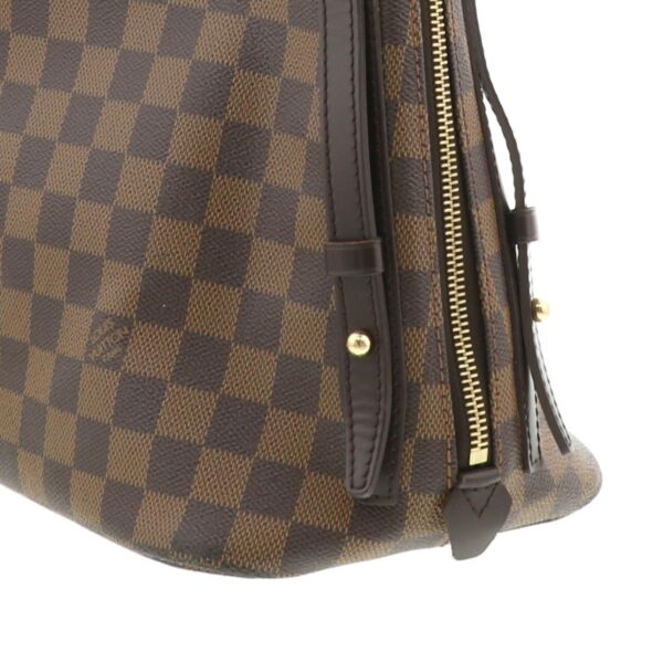 1240004011036 4 Louis Vuitton Rivington Damier Ebene Tote Bag Brown