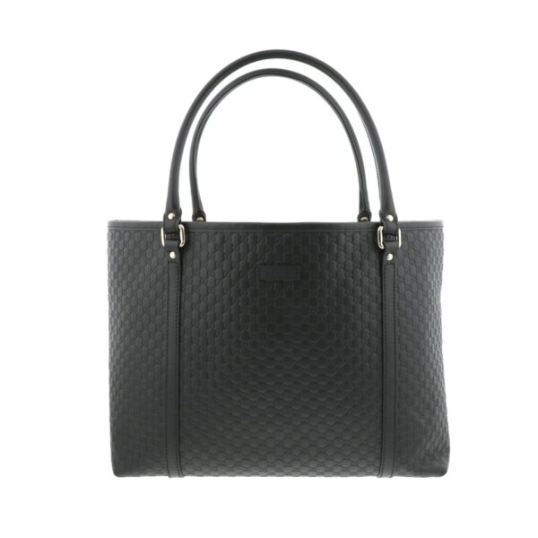 1240004011229 1 Gucci Micrograph Tote Bag Black