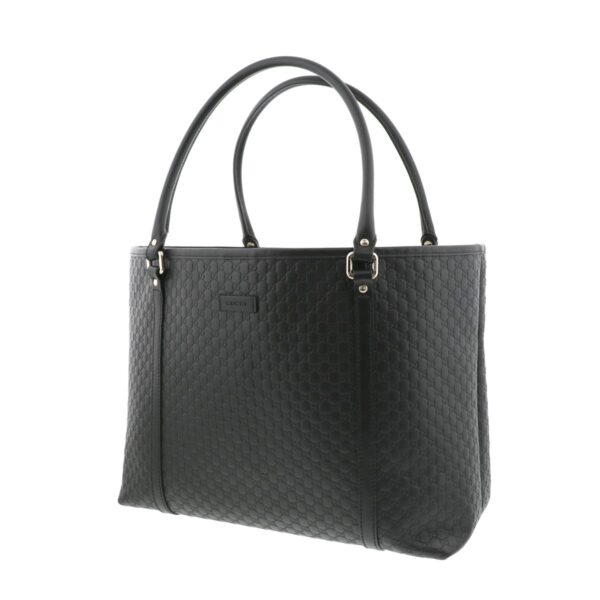 1240004011229 2 Gucci Micrograph Tote Bag Black