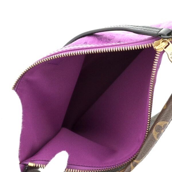 1240004011237 5 Louis Vuitton Flat Messenger Monogram Canvas Shoulder Bag Purple