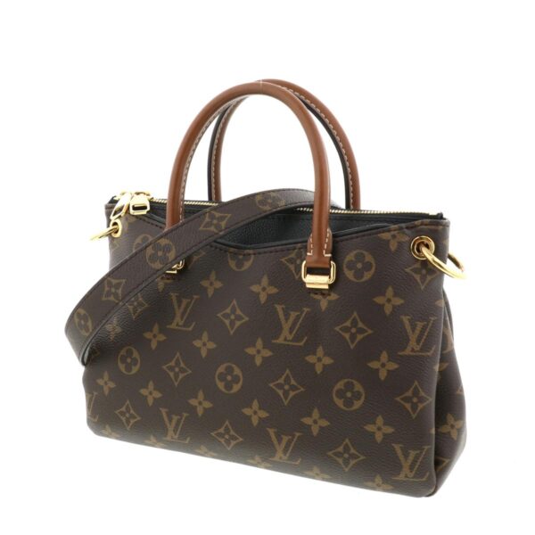 1240004011317 2 Louis Vuitton Pallas BB Monogram Handbag Black