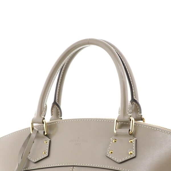 1240004011349 3 Louis Vuitton Lockit MM Suhali Leather Tote Bag Gray