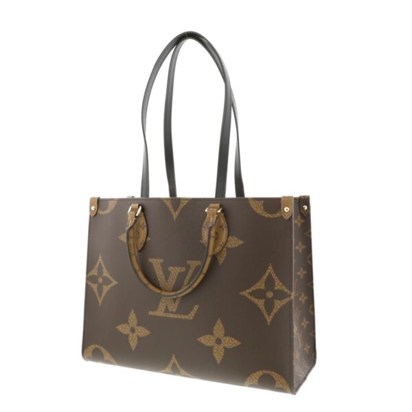 1240004011507 2 Louis Vuitton Monogram Giant Onthego MM Tote Bag Brown