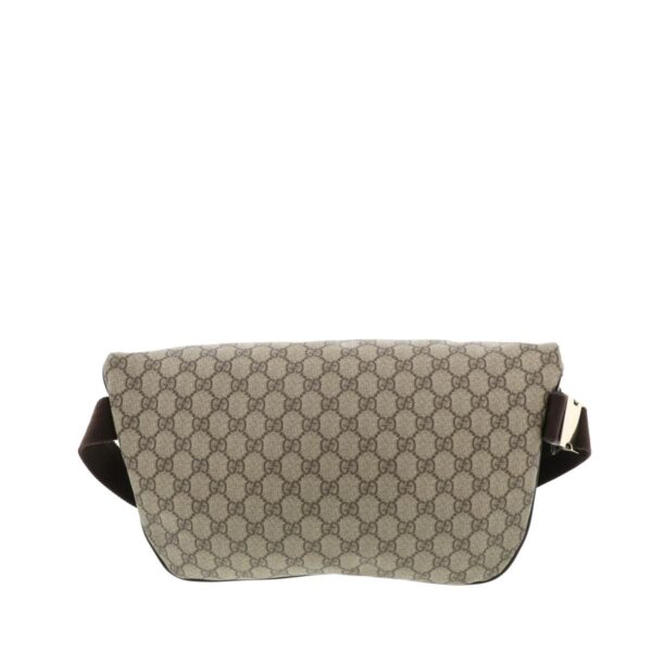 1240004011551 3 Gucci GG Supreme Body Bag Waist Bag Brown