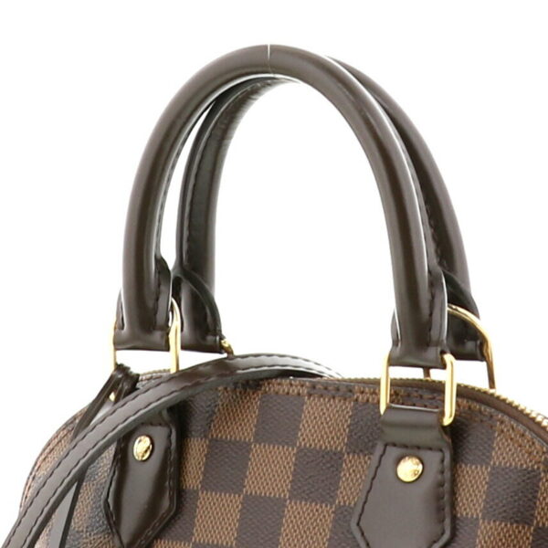 1240004011827 3 Louis Vuitton Damier Ebene Alma BB Handbag Brown