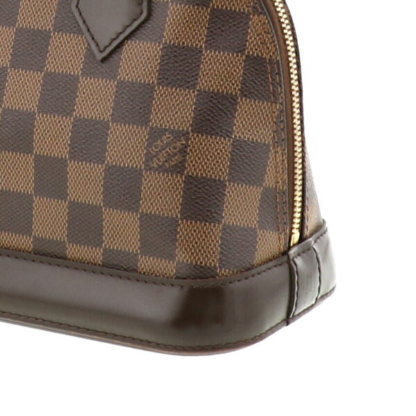 1240004011827 4 Louis Vuitton Damier Ebene Alma BB Handbag Brown