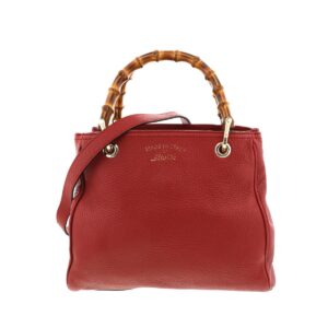 1240004011842 1 Christian Louboutin Shoulder Bag Leather Black Red