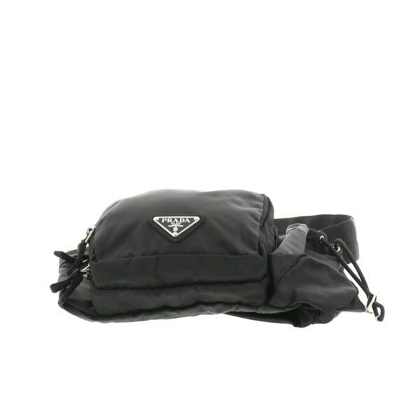 1240004011912 4 Prada Tessuto Montana Waist Bag Black