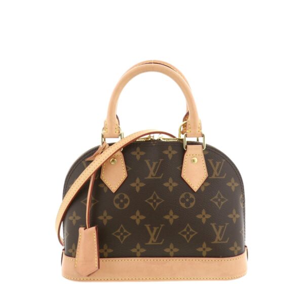 1240004011953 1 Louis Vuitton Monogram Alma BB Shoulder Handbag Brown