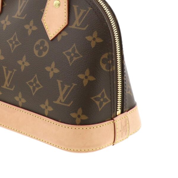 1240004011953 4 Louis Vuitton Monogram Alma BB Shoulder Handbag Brown