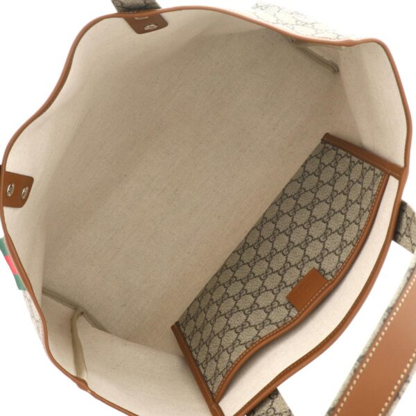 1240004012035 6 Gucci GG Plus Tote Handbag Gray Beige