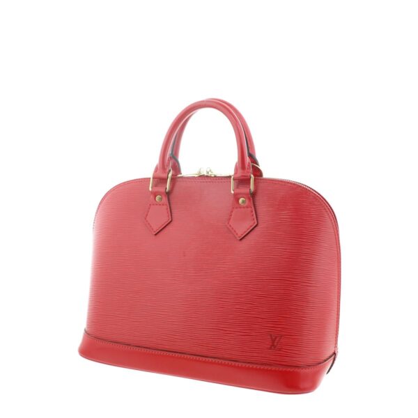 1240004012056 2 Louis Vuitton Epi Alma Handbag Castilian Red