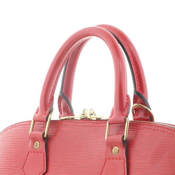 1240004012056 3 Louis Vuitton Epi Alma Handbag Castilian Red