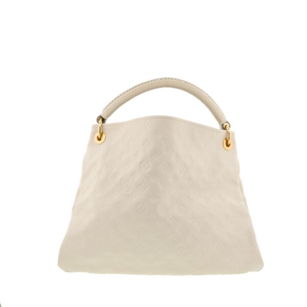 1240004012140 1 Louis Vuitton Artsy MM Bag Shoulder Bag Monogram Empreinte White