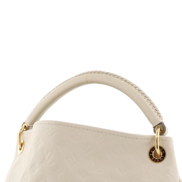 1240004012140 3 Louis Vuitton Artsy MM Bag Shoulder Bag Monogram Empreinte White