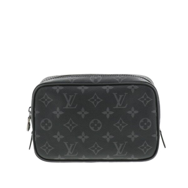 1240004012227 1 Louis Vuitton Trousseau Toilette PM Bag Monogram Eclipse Black