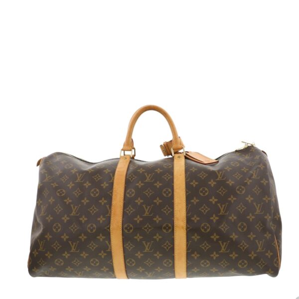 1240004012378 1 1 Louis Vuitton Keepall 55 Bag Monogram Brown