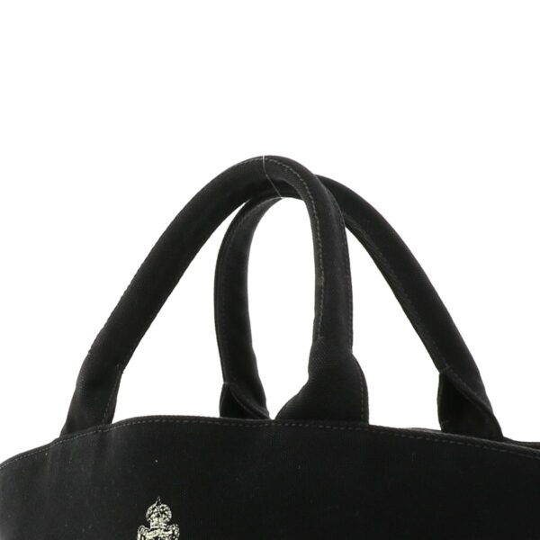 1240004012454 3 Prada Canapa Handbag Black