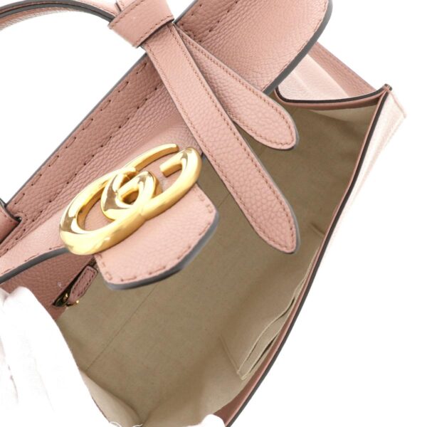 1240004012455 6 Gucci GG Marmont 2way Handbag Pink Beige