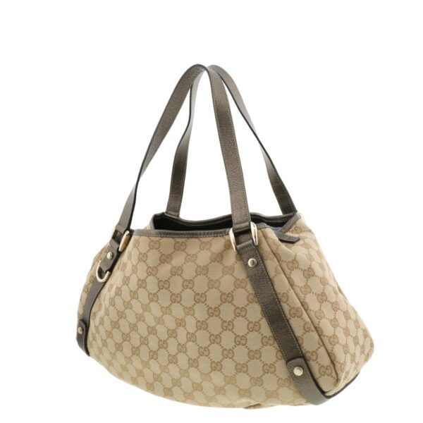 1240004012693 2 Gucci GG Canvas Shoulder Bag Beige