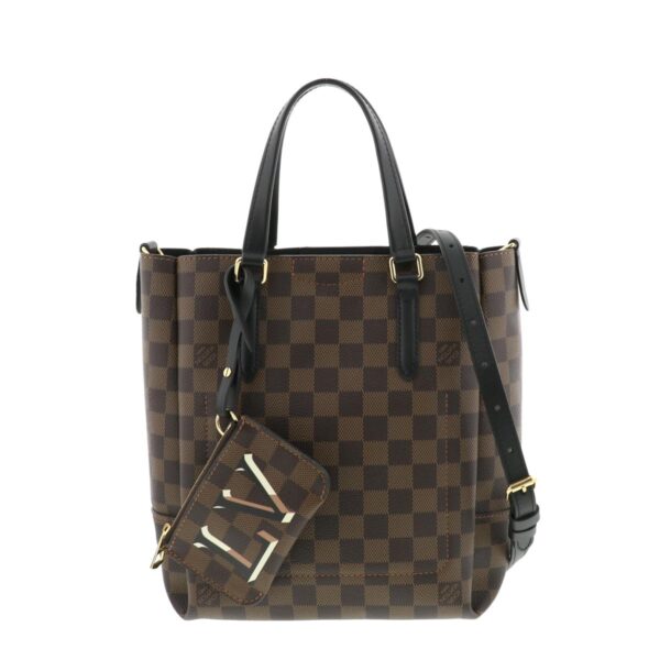 1240004013231 1 Louis Vuitton Belmont NV BB Bag Handbag Damier Ebene Brown