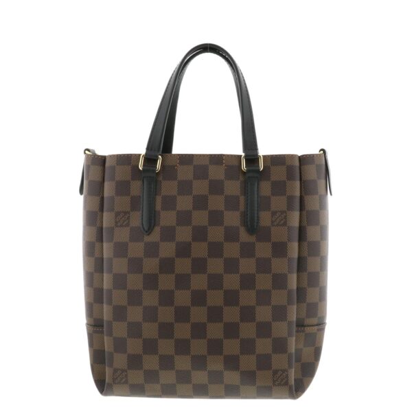 1240004013231 4 Louis Vuitton Belmont NV BB Bag Handbag Damier Ebene Brown