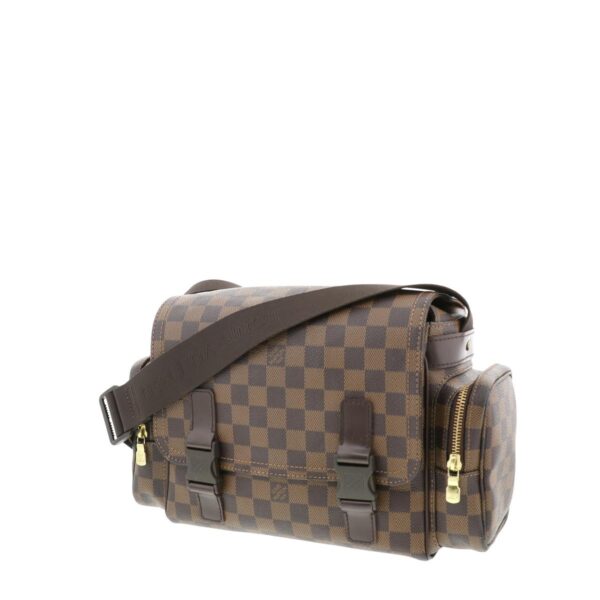 1240004013338 2 Louis Vuitton Reporter Melville Bag Shoulder Bag Damier Ebene Brown