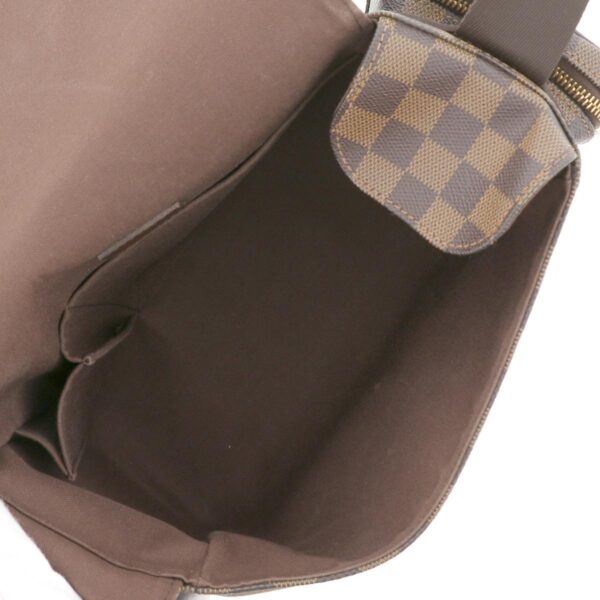 1240004013338 6 Louis Vuitton Reporter Melville Bag Shoulder Bag Damier Ebene Brown