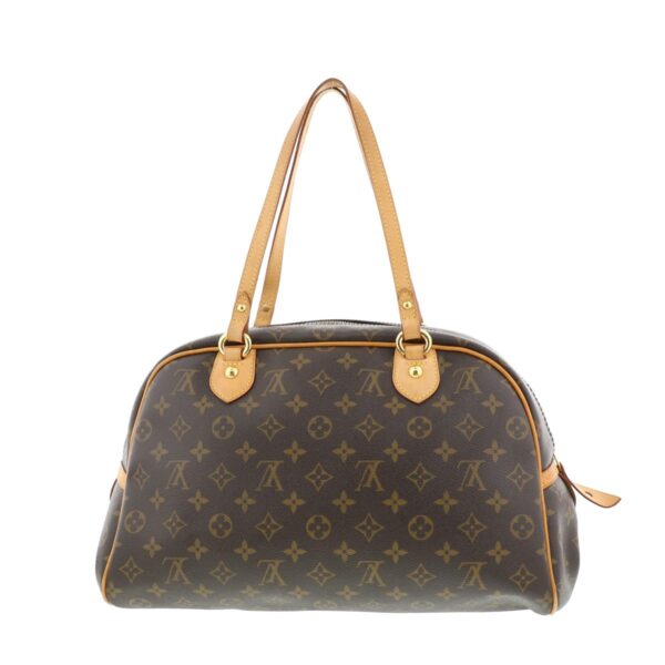 1240004013340 3 Louis Vuitton GM Bag Shoulder Bag Monogram Canvas Brown