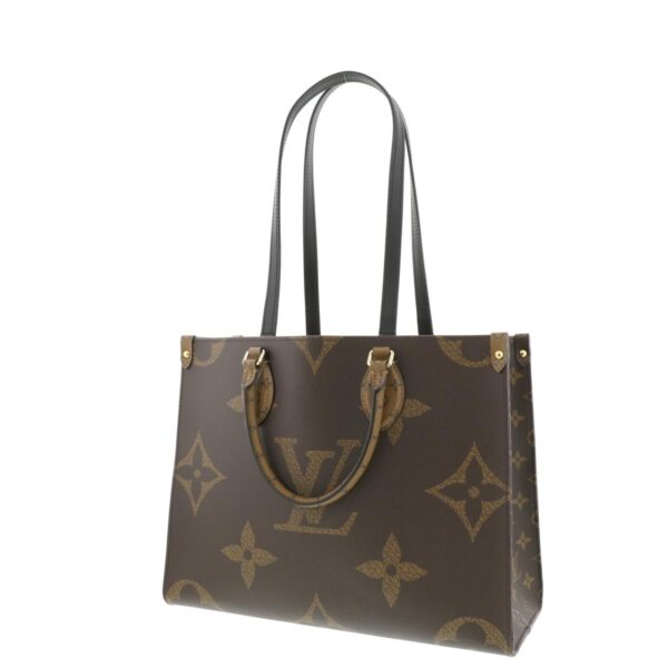 1240004013632 2 Louis Vuitton On the Go MM Bag Tote Bag Monogram Giant Brown