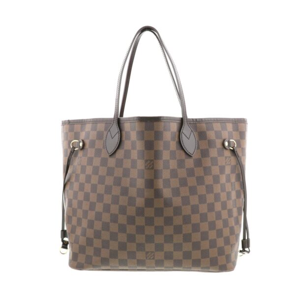 1240004013804 1 Louis Vuitton Neverfur MM Tote Bag Damier Ebene