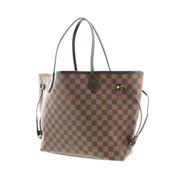 1240004013848 2 Louis Vuitton Fur MM Tote Bag Damier Ebene