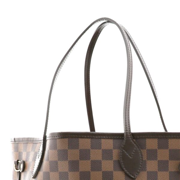 1240004013848 3 Louis Vuitton Fur MM Tote Bag Damier Ebene