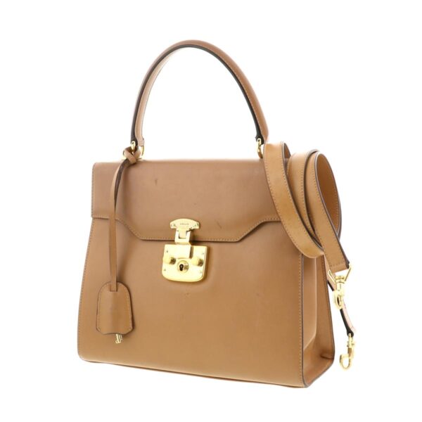 1240004014023 2 Gucci Lady Lock Two Way Handbag Beige