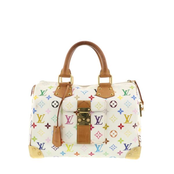 1240004014114 1 Louis Vuitton Speedy 30 Handbag Monogram Multicolor