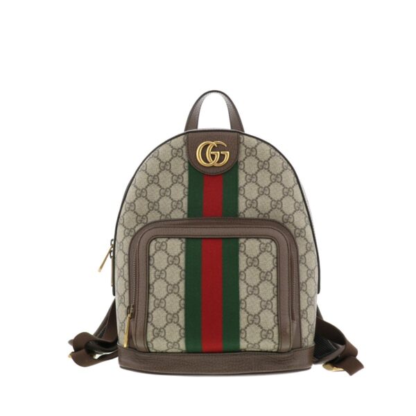 1240004014380 1 Gucci Ophidia GG Small Rucksack Daypack Beige