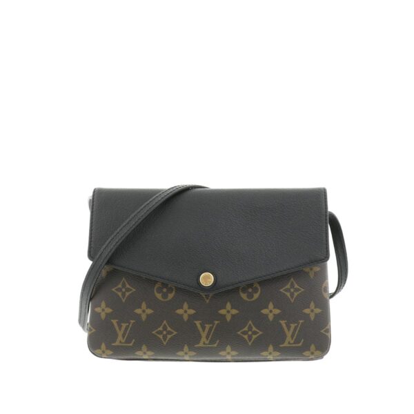 1240004014514 1 Louis Vuitton Twice Shoulder Bag Black