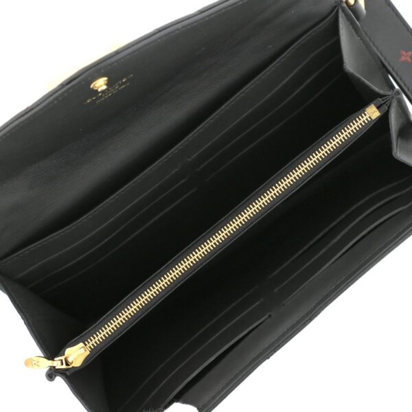 1240004015114 4 Louis Vuitton Wave Long Wallet Black