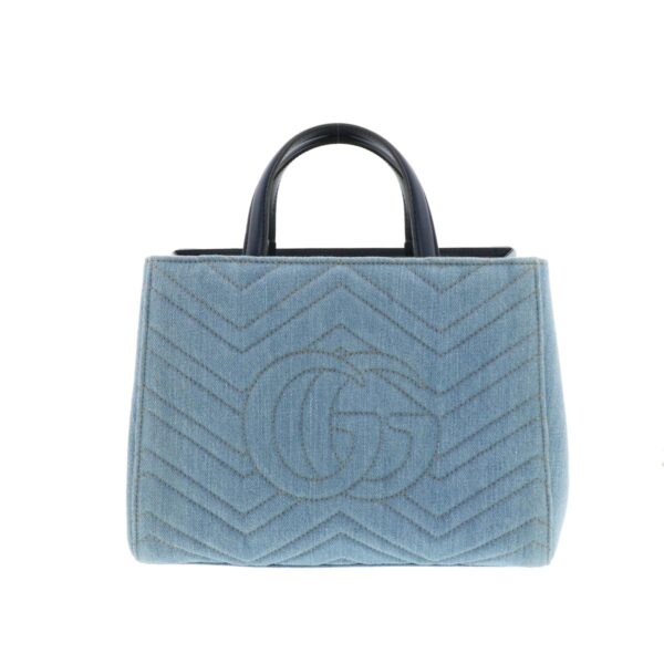 1240004015173 3 Gucci GG Marmont 2Way Bag Blue