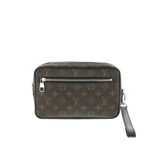 1240004015218 1 Louis Vuitton Pochette Kasai Clutch Bag Monogram Macassar