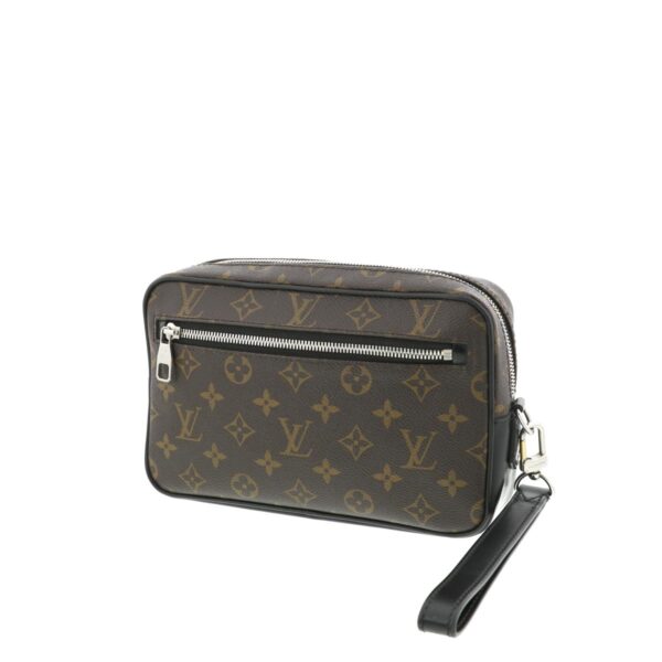 1240004015218 2 Louis Vuitton Pochette Kasai Clutch Bag Monogram Macassar