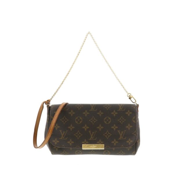 1240004015334 1 Louis Vuitton Favorite PM Shoulder Bag Monogram Brown