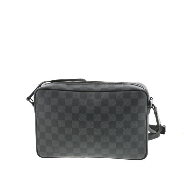 1240004015531 3 Louis Vuitton Utility Messenger Bag Damier Graphite